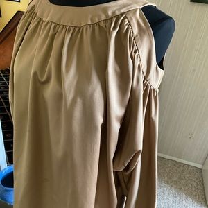 Escada peak a boo shoulders blouse